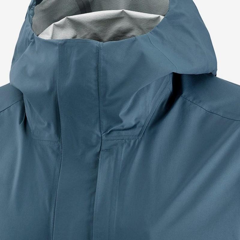 SALOMON Outerpath Pro 2.5L Minimalistický Nápis Pohodlný Prodyšný Vodotěsný Větruodolný Softshellový Neformální Bunda s Kapucí Pánská Běžecká Bunda LC2309700