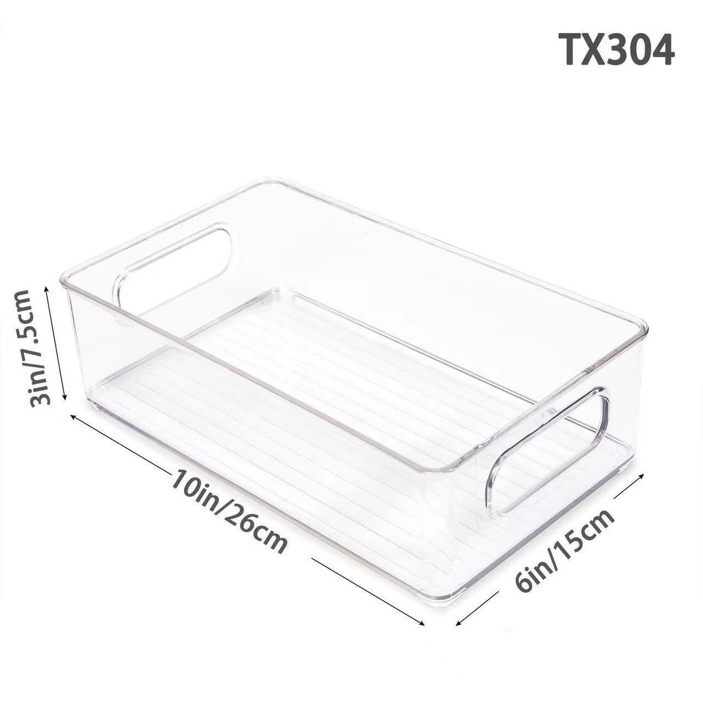 Portable Transparent Refrigerator Storage Box for Eggs, Fruits, and Vegetables - Freezer-Safe and Sealed Kitchen Organizer