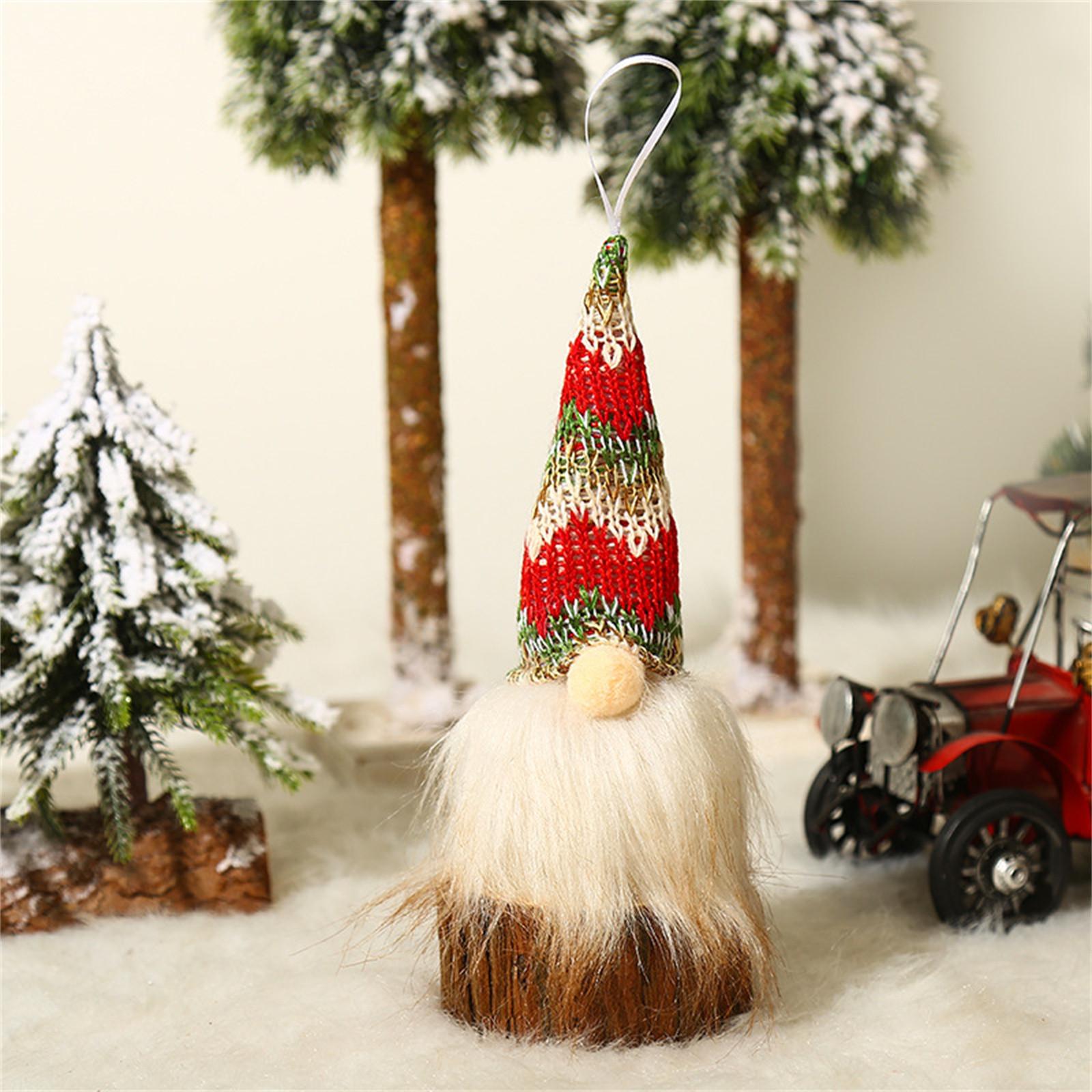 

Christmas Forest Old Man With Lamp Pendant Face Less Doll Shining Small Penda Pendant With Light Pendant With Light
