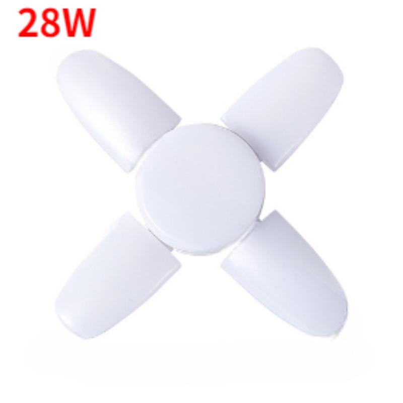 

Светодиодный светильник для гаража, деформируемый потолочный светильник с 4 регулируемыми панелями, простая установка, складная мастерская, складная автомобильная лампа 28W-1PCS