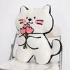 Valentine's Day Original Flowers Puppy Pillow Doll Doll Cute Plush Toys Biye Pig Doll Cushion
