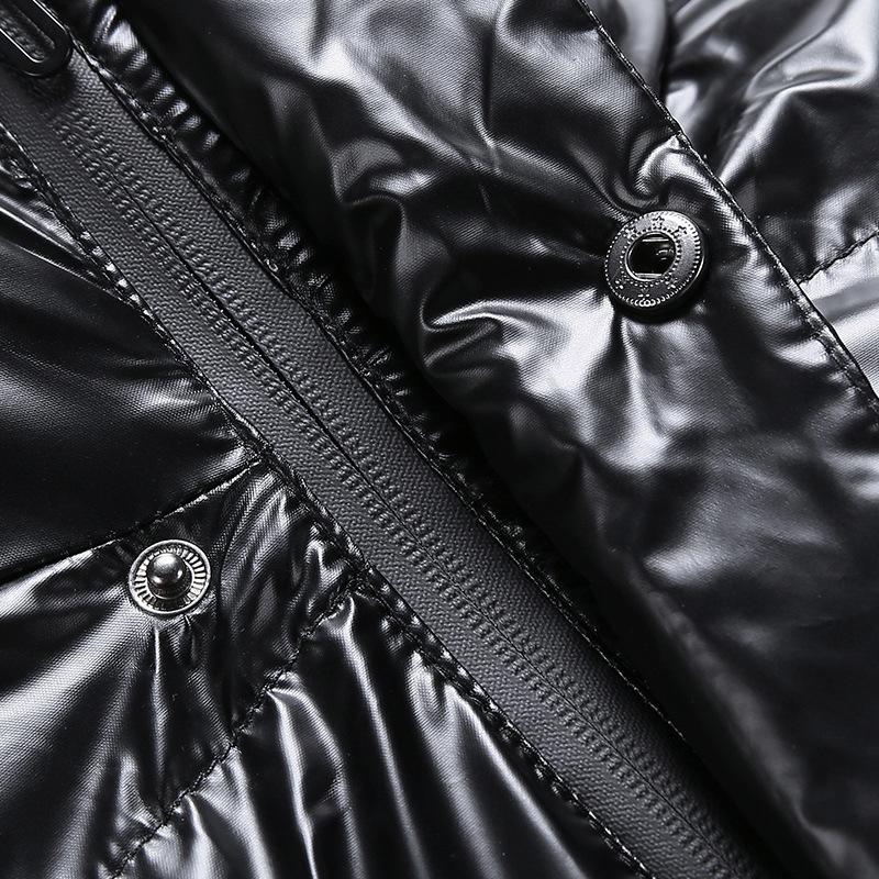Vinter varme bomullspolstrede klær menns stående kragejakke glanset dun bomullspolstrede klær