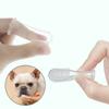 2Pcs/5Pcs Super Soft Pet Finger Toothbrush Dog Brush Bad Breath Tartar Teeth Care Tool Dog Cat Cleaning Silicagel Pet Supplies