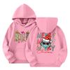 Child Fashion Lightweight Long Sleeve Pullover With Pockets  Print Hoodie