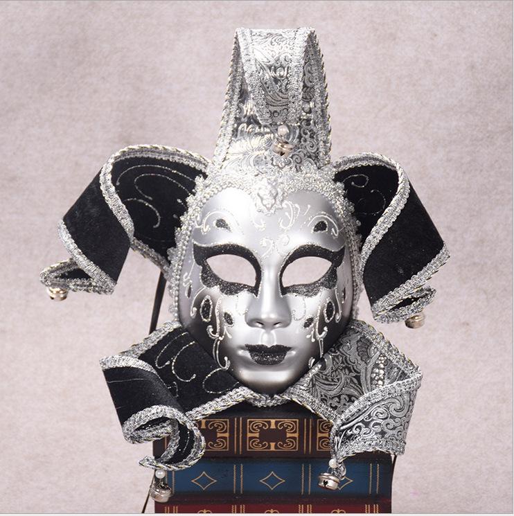 Venice High-End Masquerade Face Painting Costume Mask