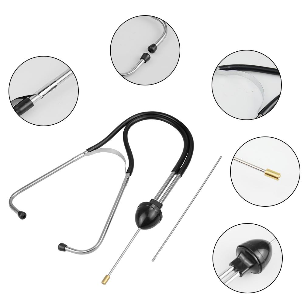 22.5+7CM Mechanics Cylinder Stethoscope Car Engine Block Diagnostic Automotive Hearing Tools Anti-shocked Durable Chromed-steel