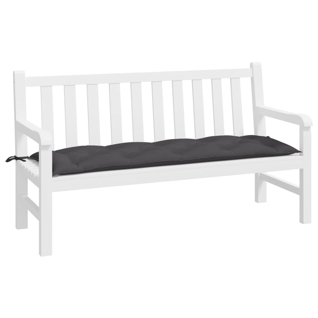Garden Bench Cushion Anthracite 150 x 50 x 7 cm Oxford Fabric