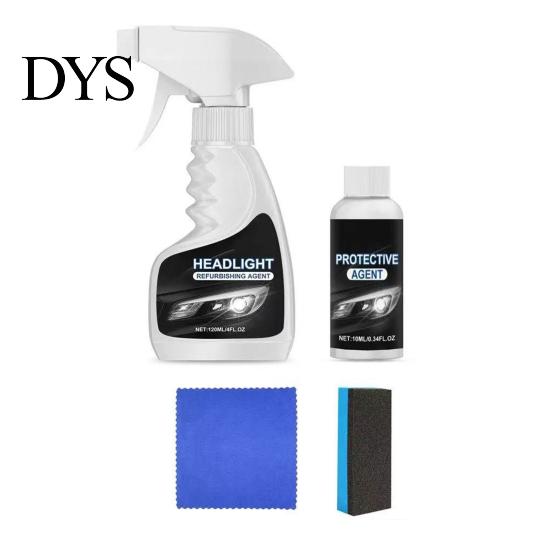 Car Light Scratch Repair Headlight Restoration Kit, Cleaner and Restorer Automotive Headlamp Anti-yellowing Treatment Removing Yellowing Oxidized for