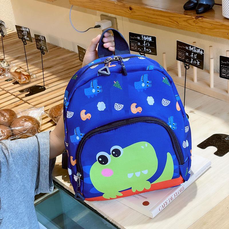 Little Dinosaur & Mermaid Print Children's School Backpack for Kindergarten & Travel