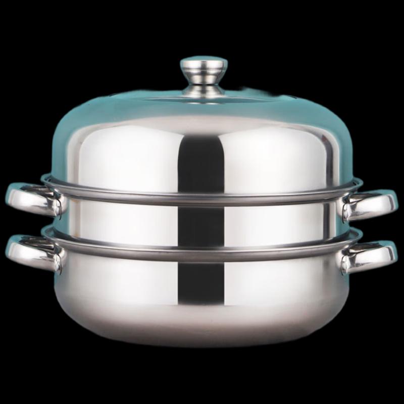 

Sigang 28CM 3-Layer Stainless Steel Steamer Pot