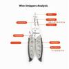 1 Piece Electrician Special Wire Stripping Tool For Winding Cutting Wire Multifunctional Wire Stripping Pliers
