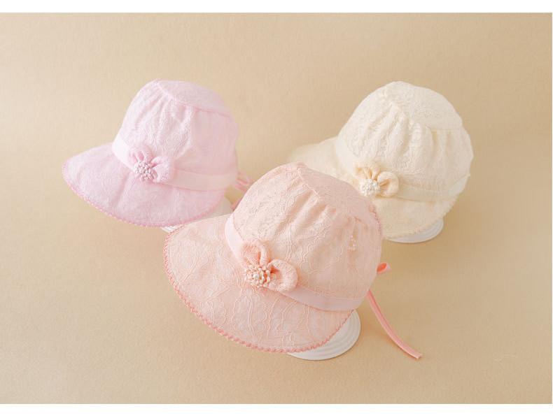 Spitze Prinzessin Fischerhut Dünn Frühling Sommer Sonnenschutz Niedlich Super Niedlich Modisch