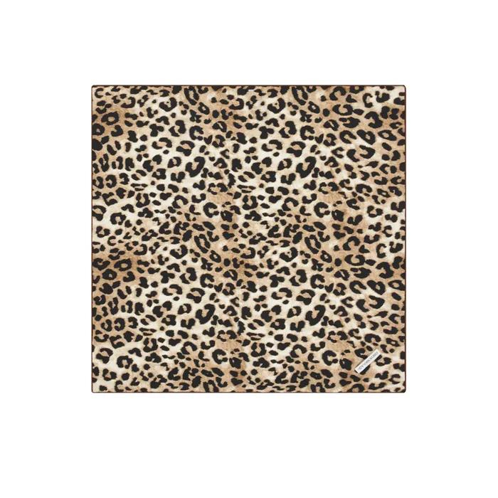 LEOPARD BANDANA SCARF_BROWN