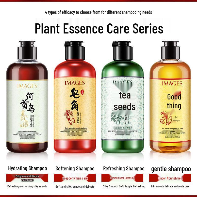 Ginger & Polygonum Multiflorum Moisturizing Shampoo with Camellia Seed for Repair & Nourishment