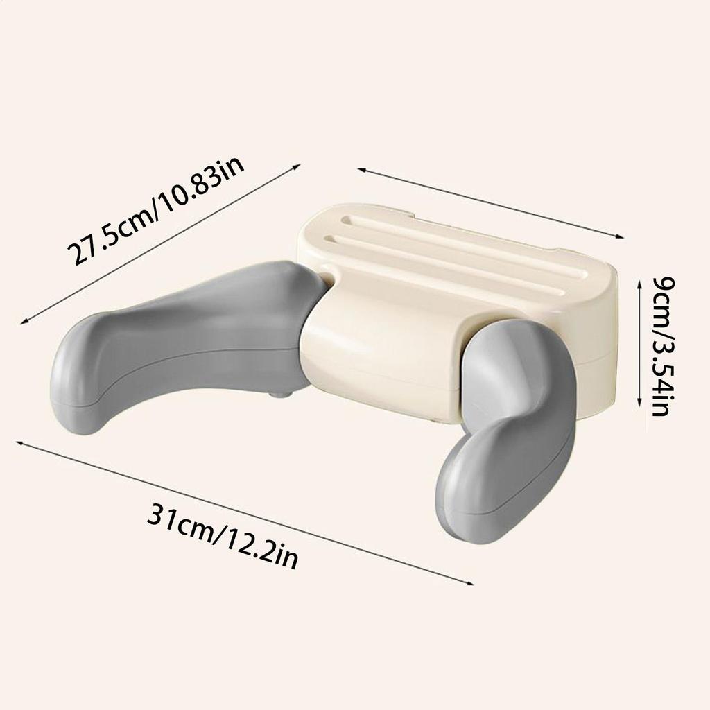 Baby Standing Bath Anti Slip Baby Bath Support Punch-free Wall-mounted Children's Bathing Rack for Standing Assistance Bathroom