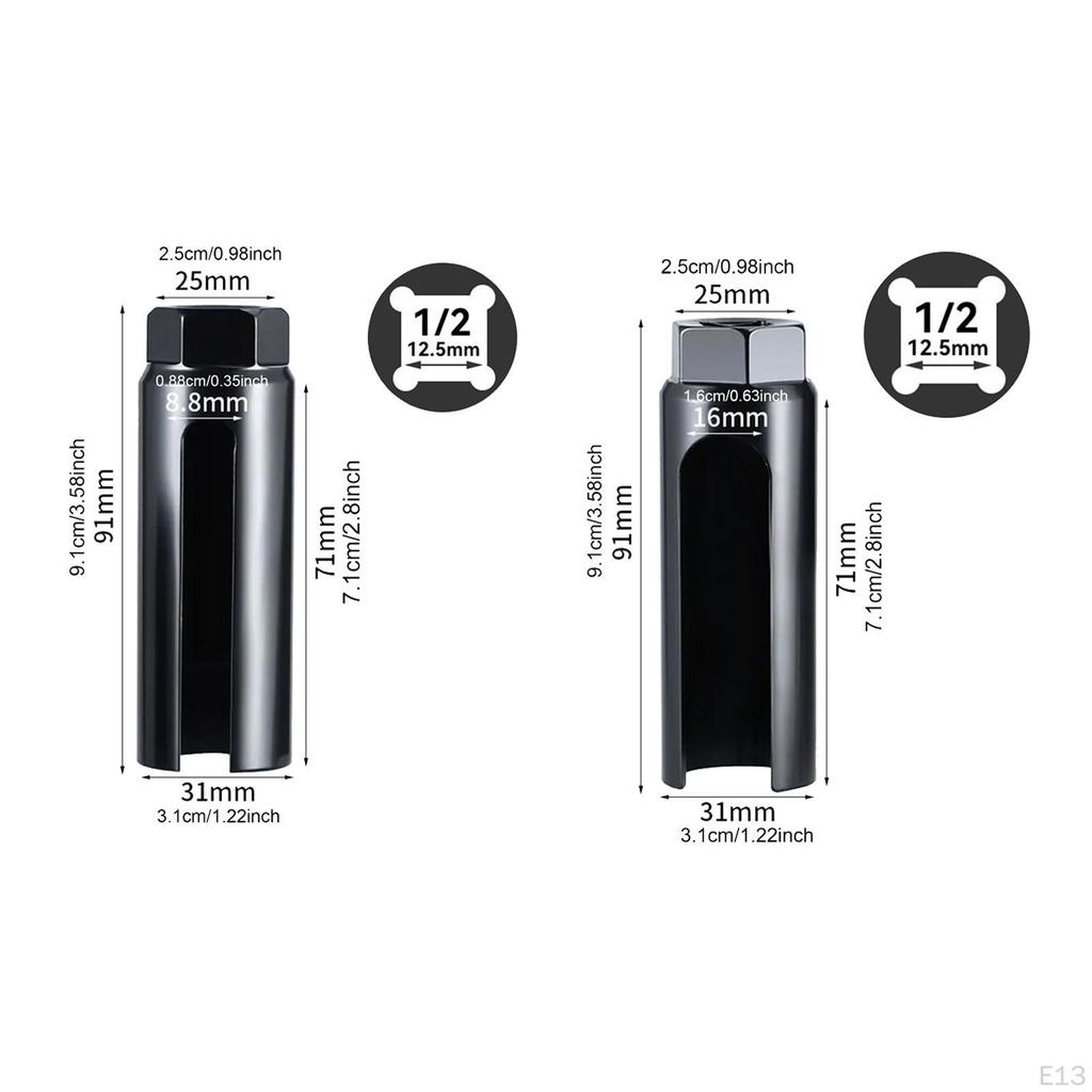 Car O2 Senser Socket Wrench Spanner Metal Trucks Installer Tool Installation Component