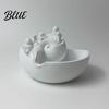 Blue Dome Ring Holder Santorinistyle Catchall Bowl Catch All Tray Organizer Greek Island Organizer Desktop Decor Shell Small Accessory Storage for