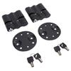 2 Sets Gas Can Mount Lock RX‑DLX‑PM T Style Handle Enhanced Safety Water Pack Mount Lock for Standard Pack With Key Lock