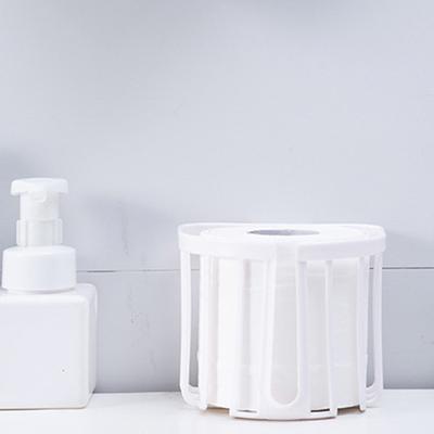 Mensola per bagno in plastica rettangolare pratica e di buona ventilazione, per shampoo, sapone, carta igienica