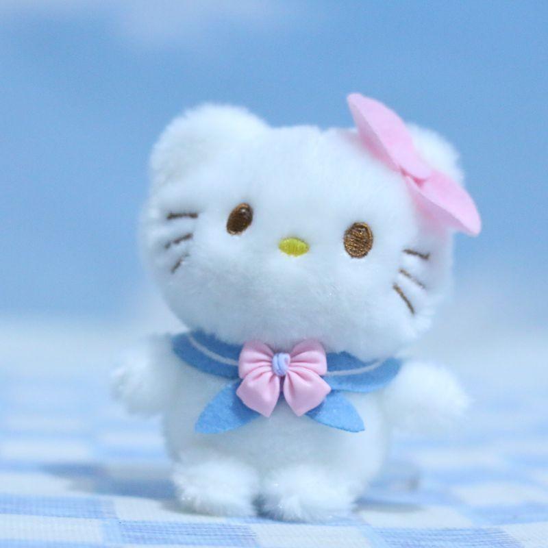 Adorable Sanrio Kuromi Melody Cinnamoroll Plush Toy Cartoon Keychain Accessory