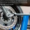 General Motorcycle Repair Tool Hexagonal Wrench Socket Front Wheel Spindle Special Removal Wrench Motorbike Tools