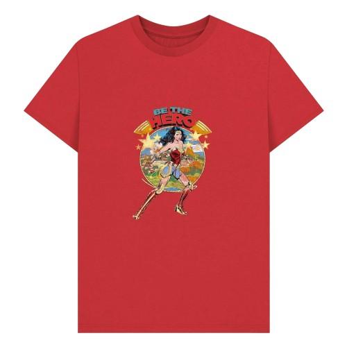 Wonder Woman Unisex Adult Be The Hero Baseball T-Shirt