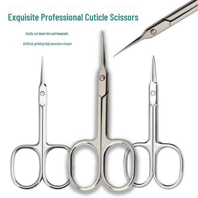 Spot Stainless Steel Dead Skin Scissors - Russian Pre-Treatment Pointed Nail Art Beauty Scissors