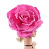 Exaggerated Rose Flowers Fascinator Hat Wedding Bridal Hair Accessories Flower Headbands  for Women