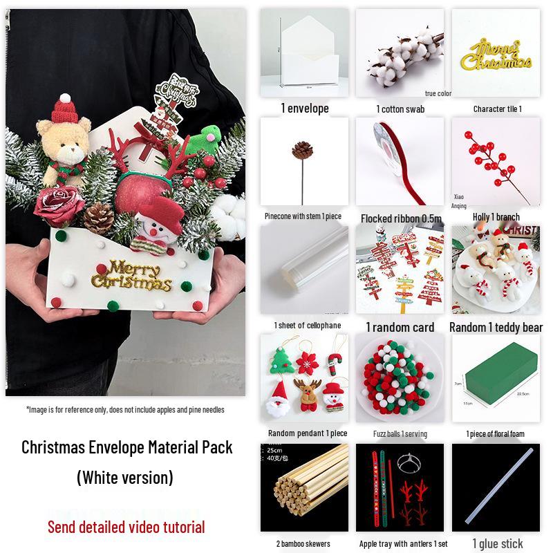 Zhuo Lan DIY Flower Bouquet Kit: Handmade Envelope Box for Flower Arranging & Gift-Giving