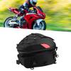 Motorcycle Rear Seat Bag Pack Waterproof Oxford Cloth HighDensity Woven Reflective  (Red )