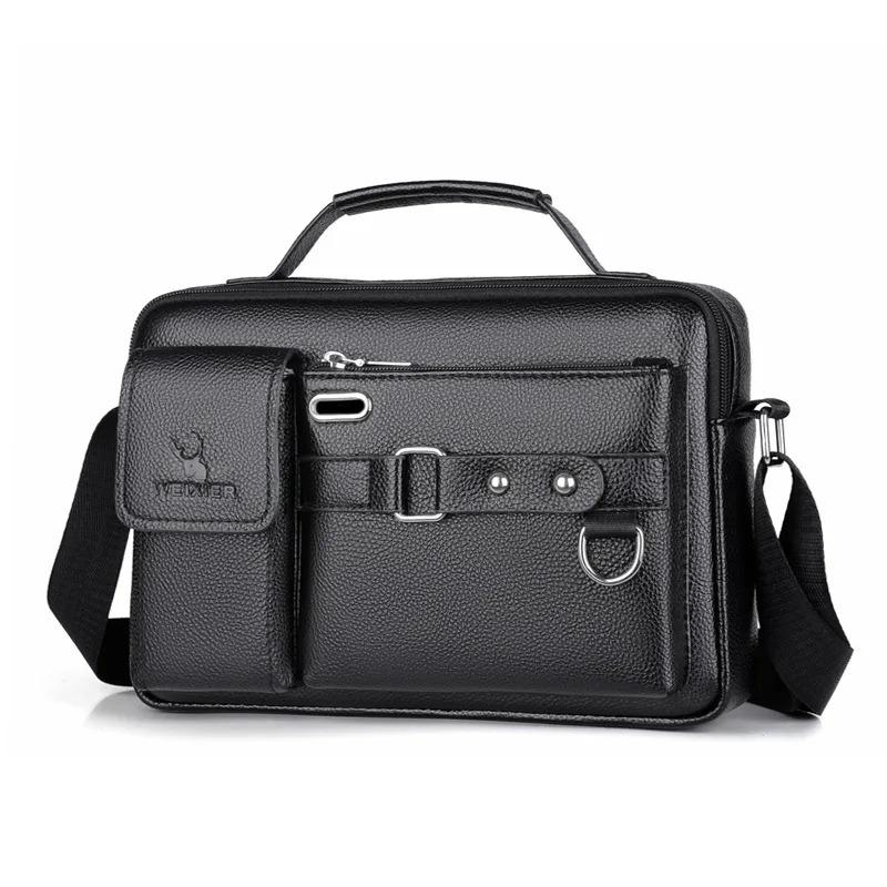 Men's Shoulder Bag, Business Commuting Shoulder Bag, Waterproof and Wear-resistant