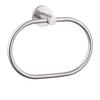 Electroplated Oval Bathroom Towel Rack