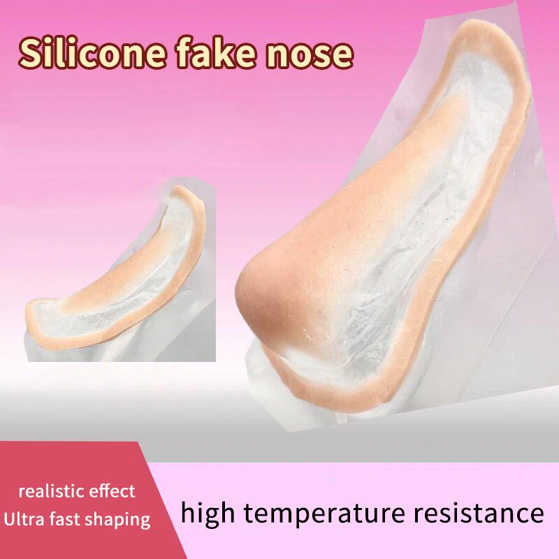Soft Realistic Fake Nose 1 Set Professional Grade Silicone Prosthetic for Halloween Cosplay Film Shooting Makeup Props
