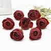 Artificial Flowers for Wedding Silk Roses Tea Bud Festival Wreaths Home Decor Table Diy Scrapbooking Background Wall Fake Plants