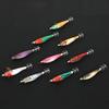 10Pcs Luminously Squid Jigs Hook Fishing Lures Baits Hard Artificial Shrimp Baits with Hook Hard Night Fishing Baits