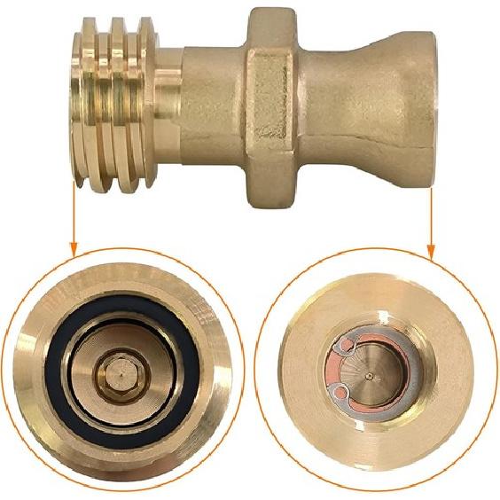 Thread Valve Forklift Propane Tank Male Connector Connection Fitting Male