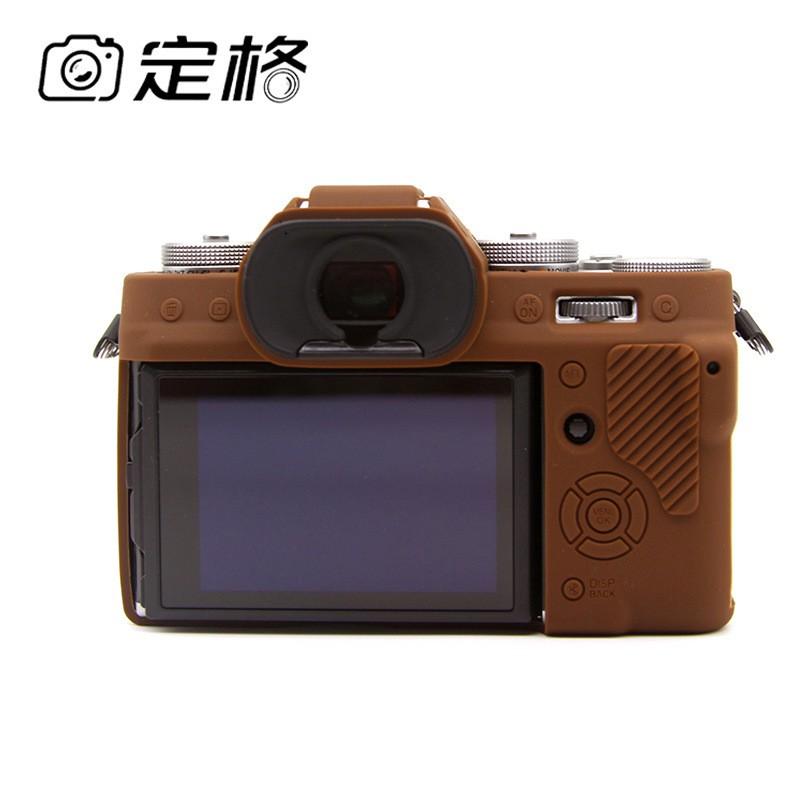 Silicone Camera Case Fujifilm X-T5 Mirrorless - Shockproof Protective Cover In Black Coffee Red Yellow Camo