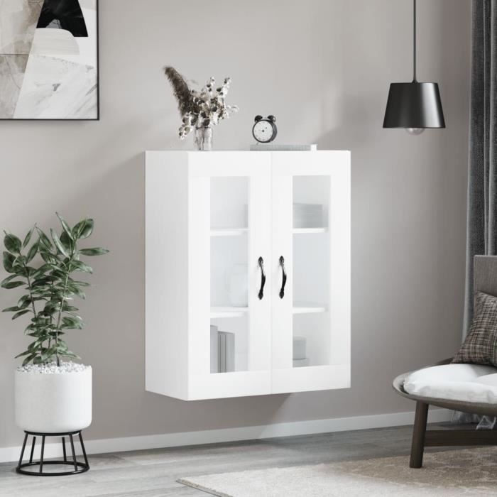 VidaXL Armoire murale blanc 69,5x34x90 cm bois d'ingénierie 834986