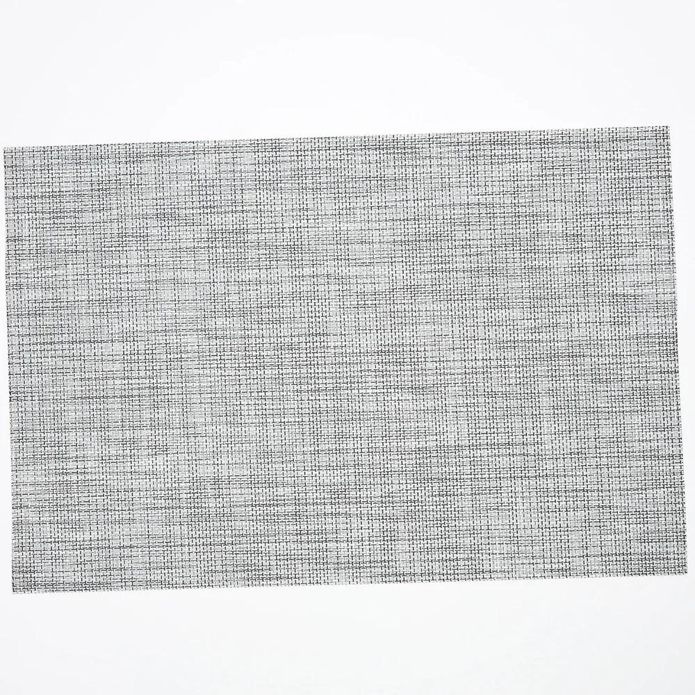 Woven PVC Placemats Heat Resistant Non-Slip Place mats for Dining Table Washable Durable Vinyl Table Mats