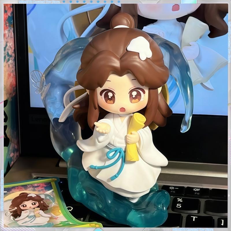 Dostępny Niebiańska Błogosławieństwo Seria Jaskrawych Kolorów Pudełko Niespodzianka Figurka Anime Xielian Huacheng Tgcf Model Zabawka