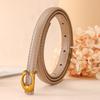 Luxury Brand Leather Belt for Women Designer Alloy Buckle Waist Strap Female Jeans Trouser Dress Waistband