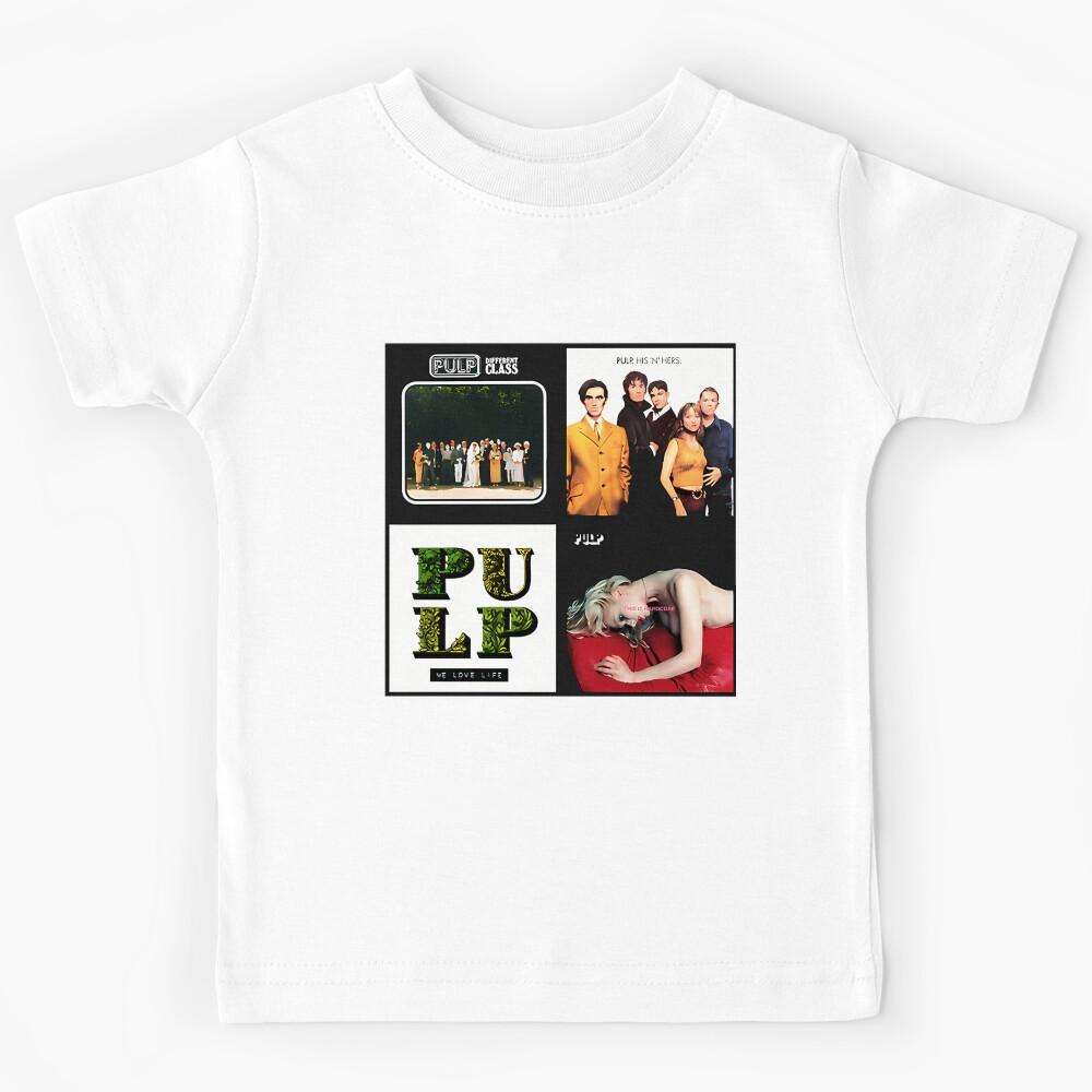 Music Vintage Band 90s Britpop Kids T-Shirt 100