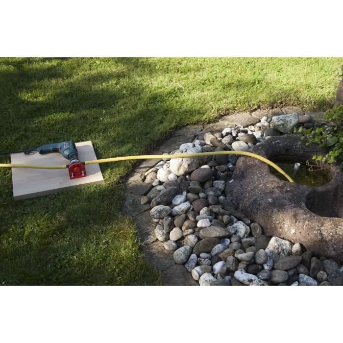 Pompa per trapano WOLFCRAFT - 1300 l/h - S=6 mm - Corpo in plastica