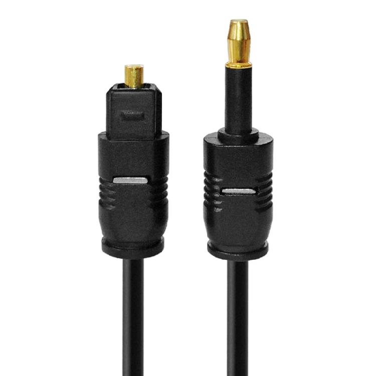 3.5mm Audio Cable Digital SPDIF Optical Fiber Cord Gold Plated For Speaker