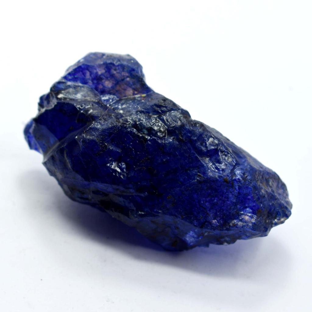 Natural Sapphire Blue Rough Uncut Huge Size 382.50 Ct CERTIFIED Loose Gemstone AM-74