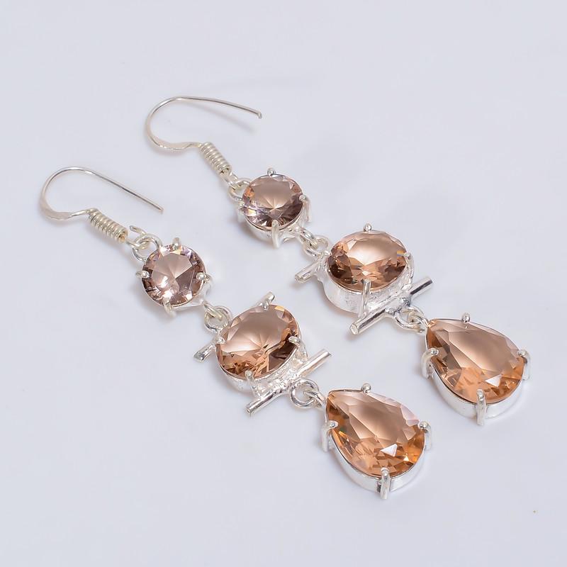 

Sterling Silver Infinity Earrings for Wife with Custom Engraving 8-9