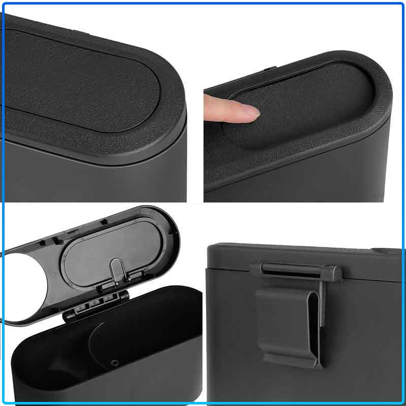 Trash Can Auto Emblem Garbage Box Bin Storage Car Accessories For BMW M Performance 1 3 5 7 Series M3 M4 M5 M6 X1 X3 X5 X6 X7 E30 E34 E36 E39 E4