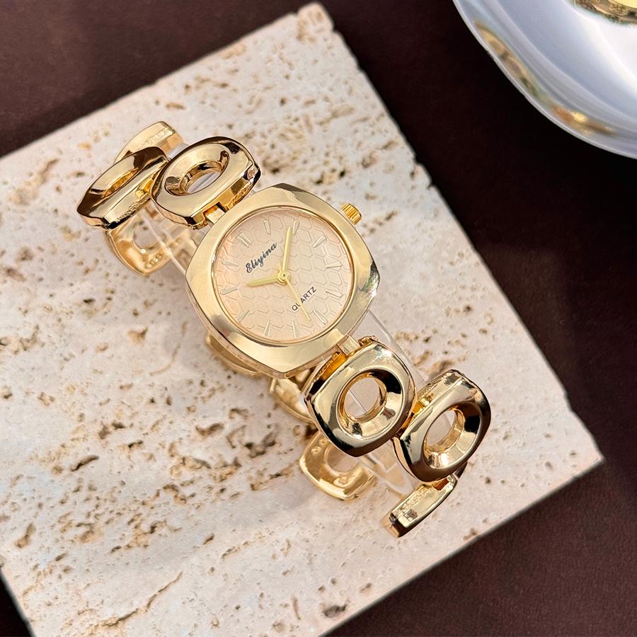 Women Irregular Shaped Bracelet Watch Square Wristwatch