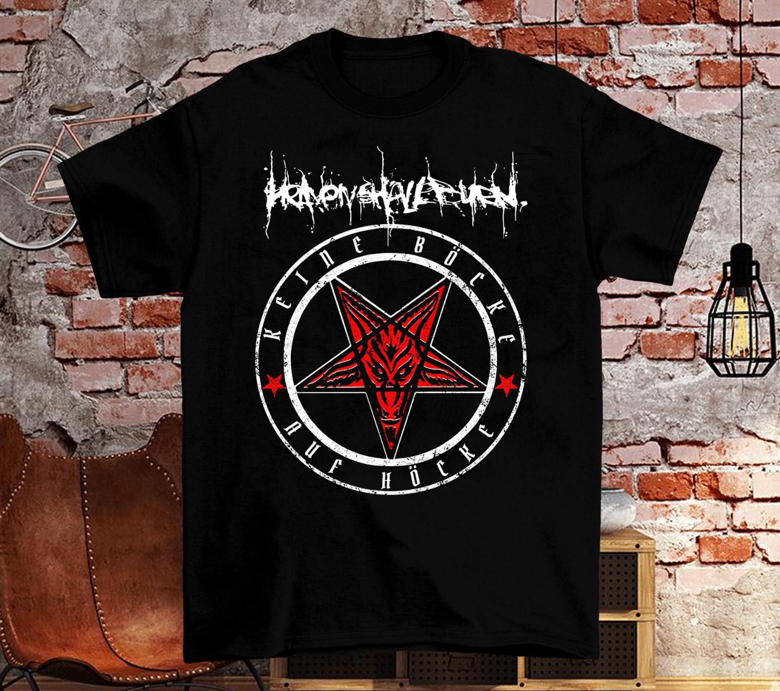 Heaven Shall Burn Logo Band Classic Short Sleeve Black All Size T-Shirt OB255 XXXL