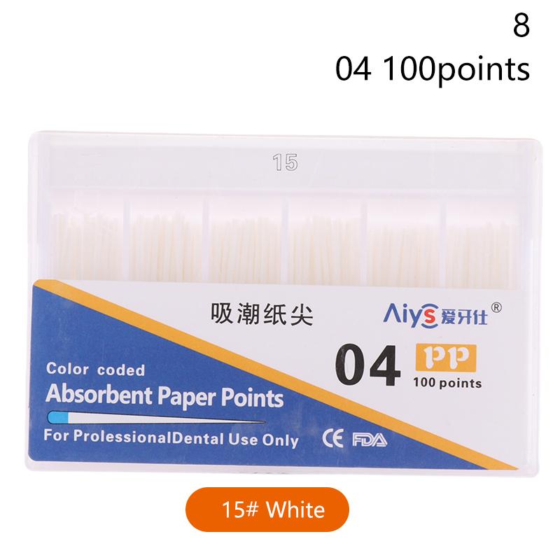 1 Коробка Стоматологічні Абсорбуючі Паперові Пункти Стерильні Змішані Розміри 02 04 06 Конусність 15-40 Стоматологічні Матеріали Ендодонтія Паперові Кінчики